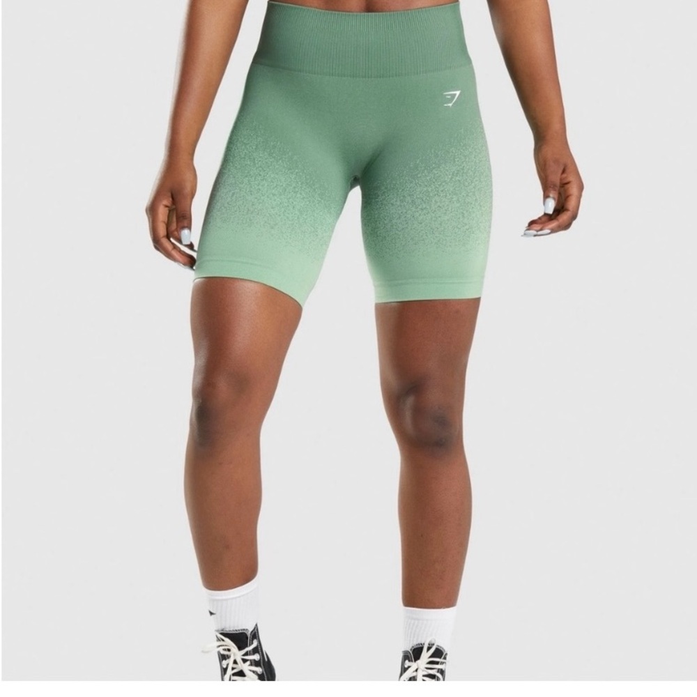 Gymshark Adapt Ombre Seamless Cycling women’s extra small green active bike
